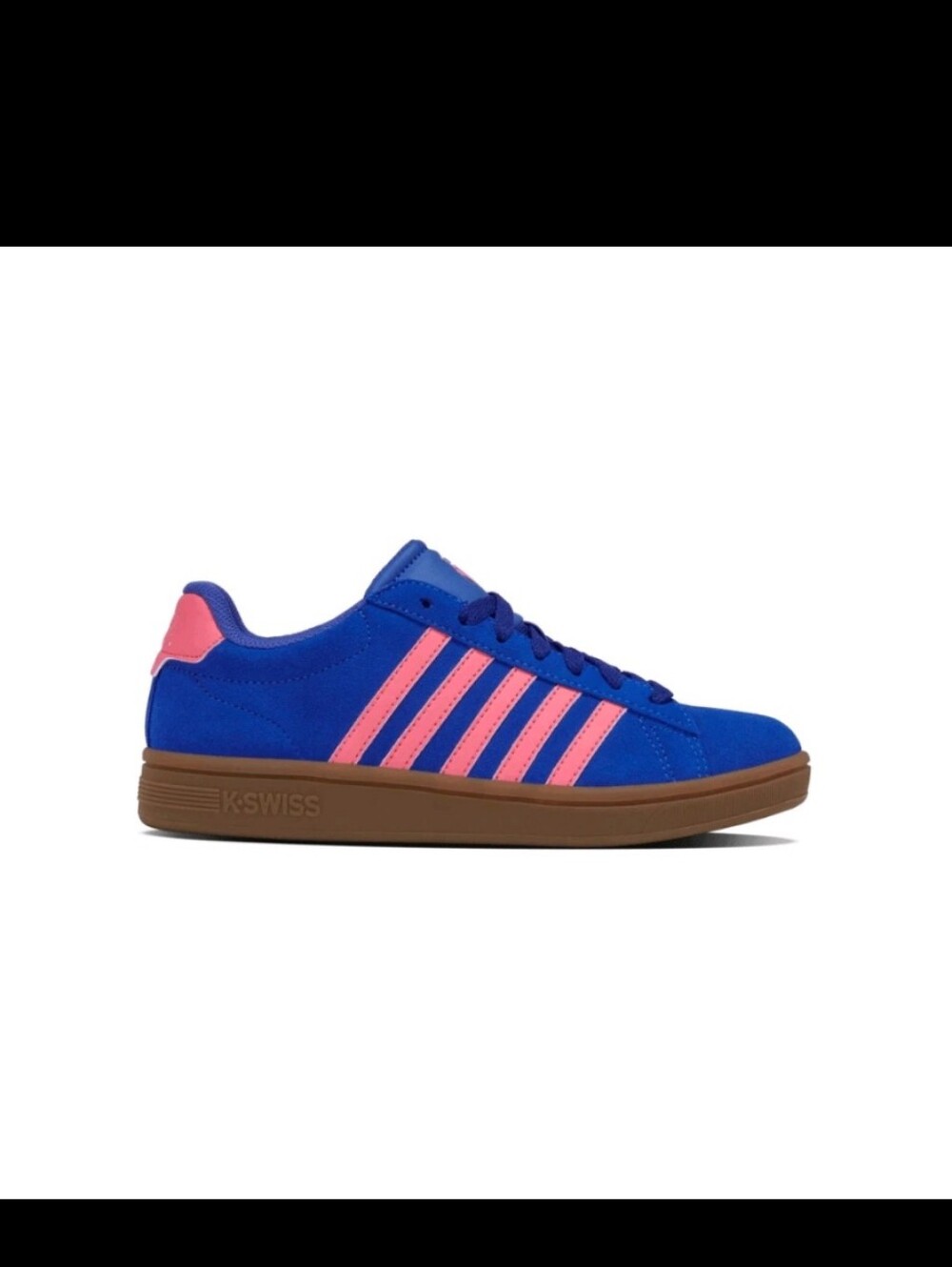 K-Swiss Court Tiebreak II SDE Women’s Dazzling Blue/Pink Lemonade/Gum 99492-480- - Picture 8 of 9